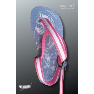 Soulmate Active-G Barefoot Minimalist Vegan Sandalet / Gül Kurusu-Gümüş