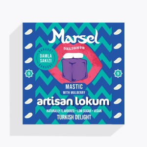 Marsel Delights - Damla Sakızlı Vegan Lokum - 9 Adet