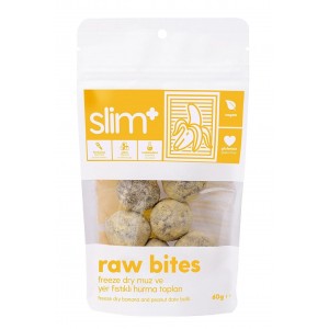 Slimplus Glutensiz Raw Bites 60G - Muzlu