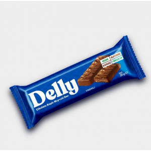 Delly Çikolata Kaplı - Fındıklı Meyveli Bar 35g