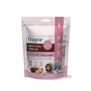 Fropie Proteinli Meyve Topları - Hindistan Cevizi Kaplı - Yer Fıstığı Ezmeli 80g