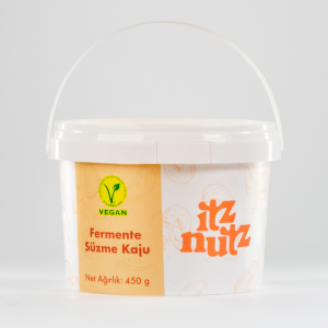 Itz Nutz Fermente Süzme Kaju - 450gr- Fermente Vegan Yoğurt
