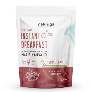 Naturiga Glutensiz Berry Meyveli Hazır Kahvaltı Karışımı 250gr