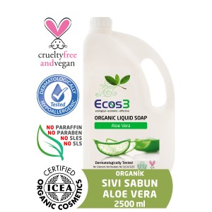Organik Sıvı Sabun Aloevera 2500 Ml