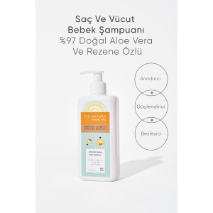 IVA NATURA Organik Hassas Bebek Şampuanı Aloe Vera ve Rezene Özlü