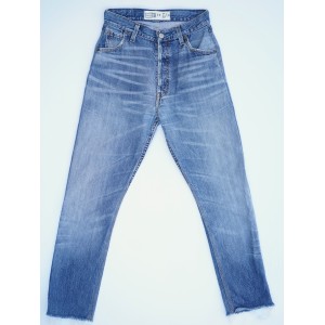 0029 High Rise Cropped Leg Remade 90s Jean