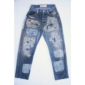 0024 High Rise Baggy Remade Jean